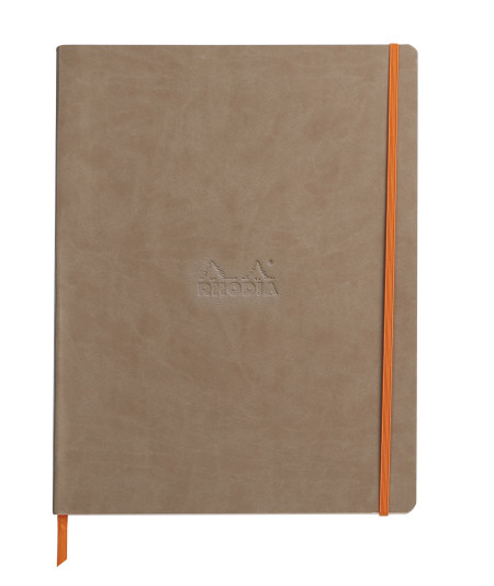 Rhodia Softcover Notebook - A4 - Taupe - Lined